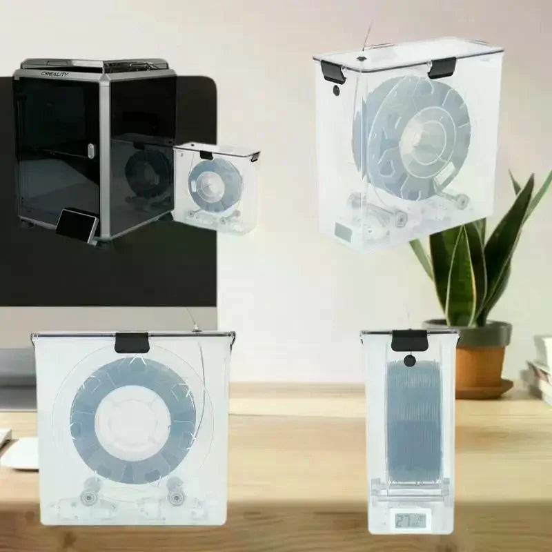 Professional 3D Printing Set: DIY Tools, Real-Time Monitored Filament Dryer Box, and Storage Holder