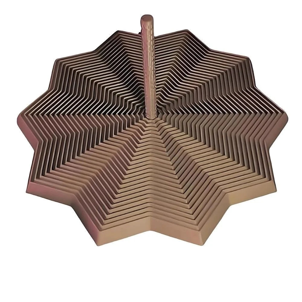 3D Printing Expanded Sensory Fidget Star Model Visual Illusion Hexagon Whirling Spiral Ornaments Stress Relief Board Game