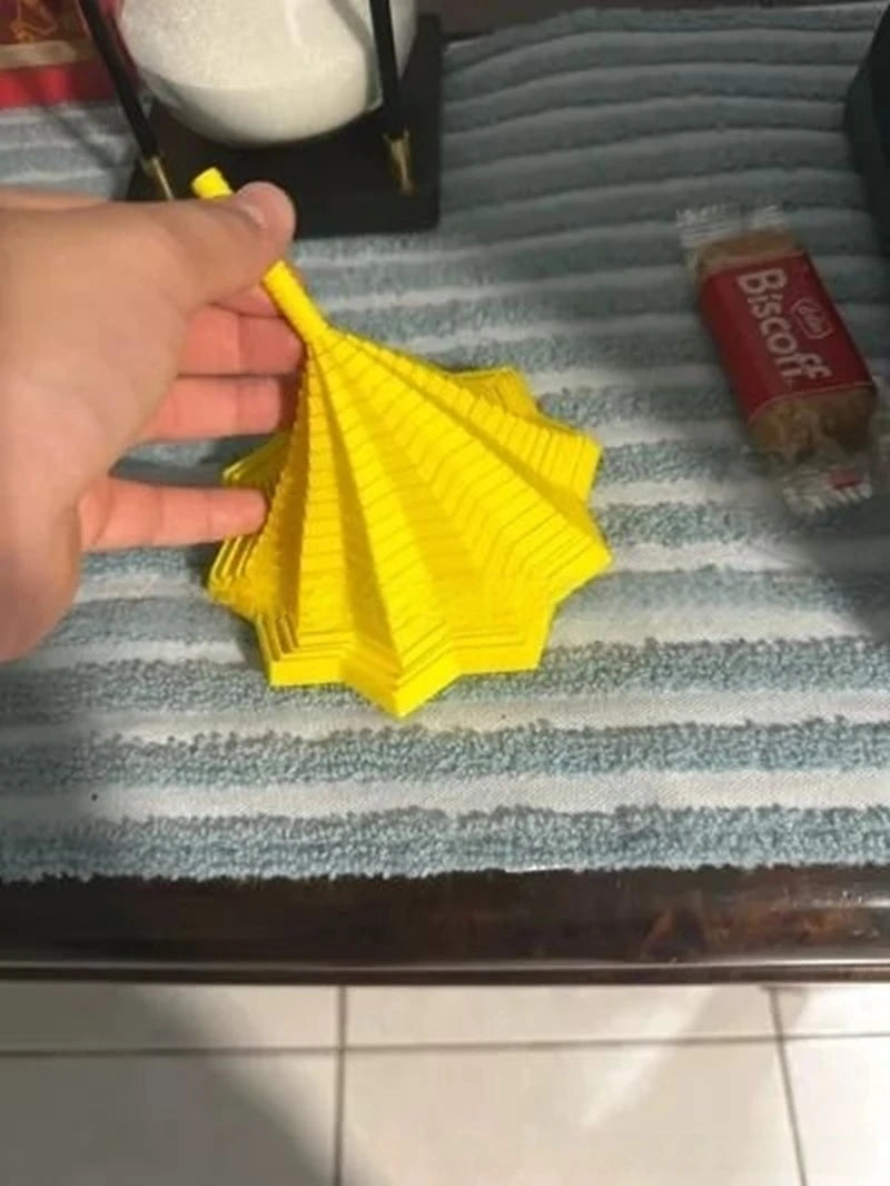 3D Printing Expanded Sensory Fidget Star Model Visual Illusion Hexagon Whirling Spiral Ornaments Stress Relief Board Game