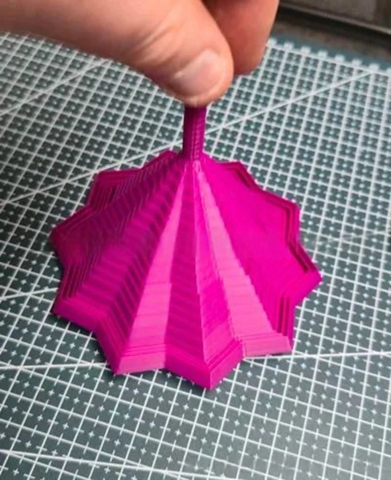 3D Printing Expanded Sensory Fidget Star Model Visual Illusion Hexagon Whirling Spiral Ornaments Stress Relief Board Game